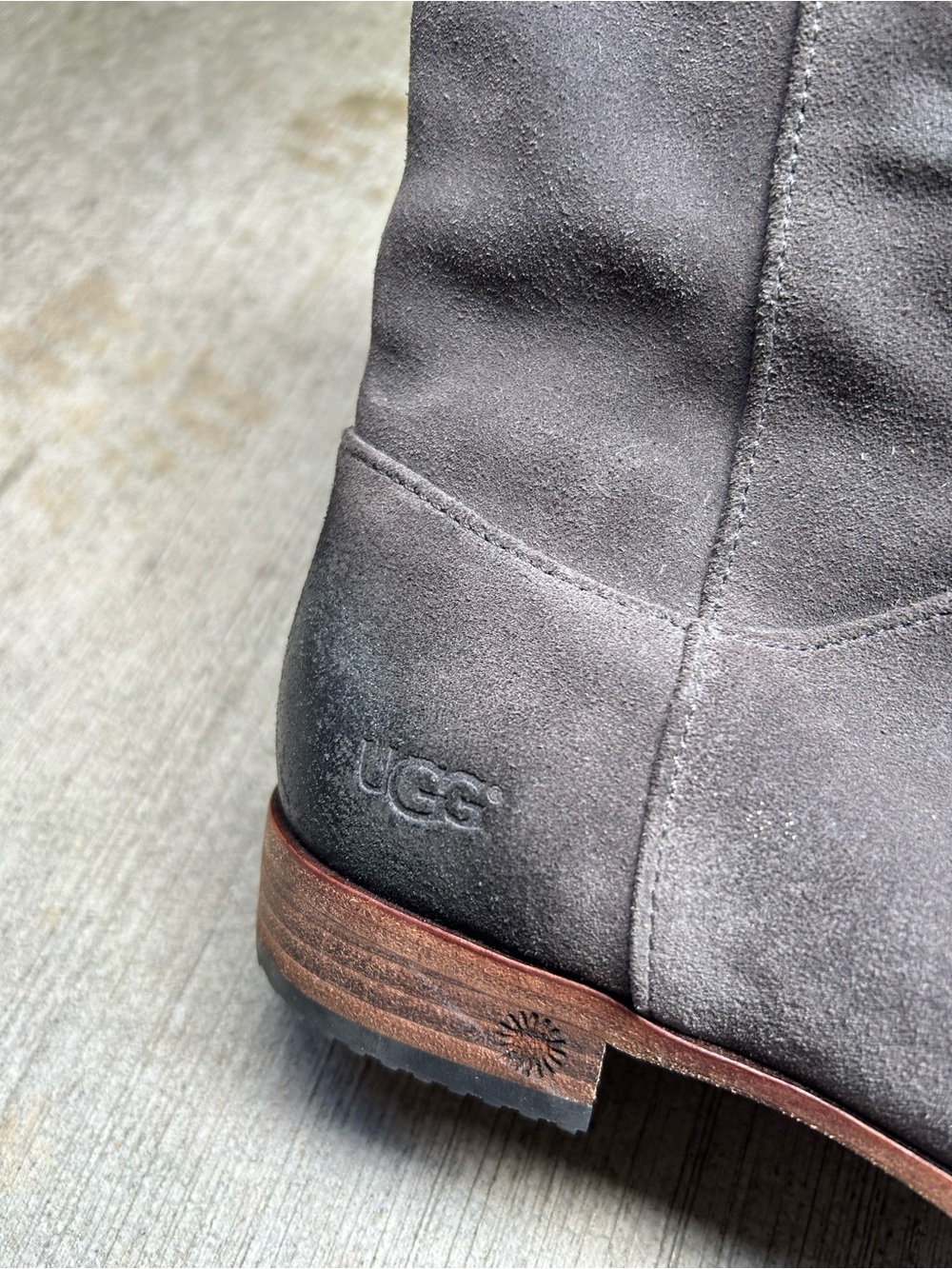 UGG grey suede boots - Picture 8 of 12